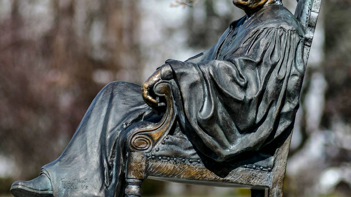 Justice Melville Fuller Statue